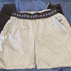 Size L grey/black Under Armor pants